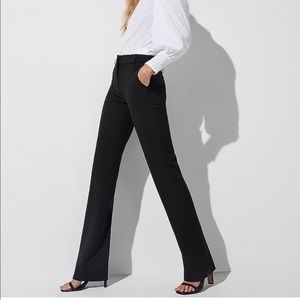 Express Mid Rise Barely Boot Columnist Pant black